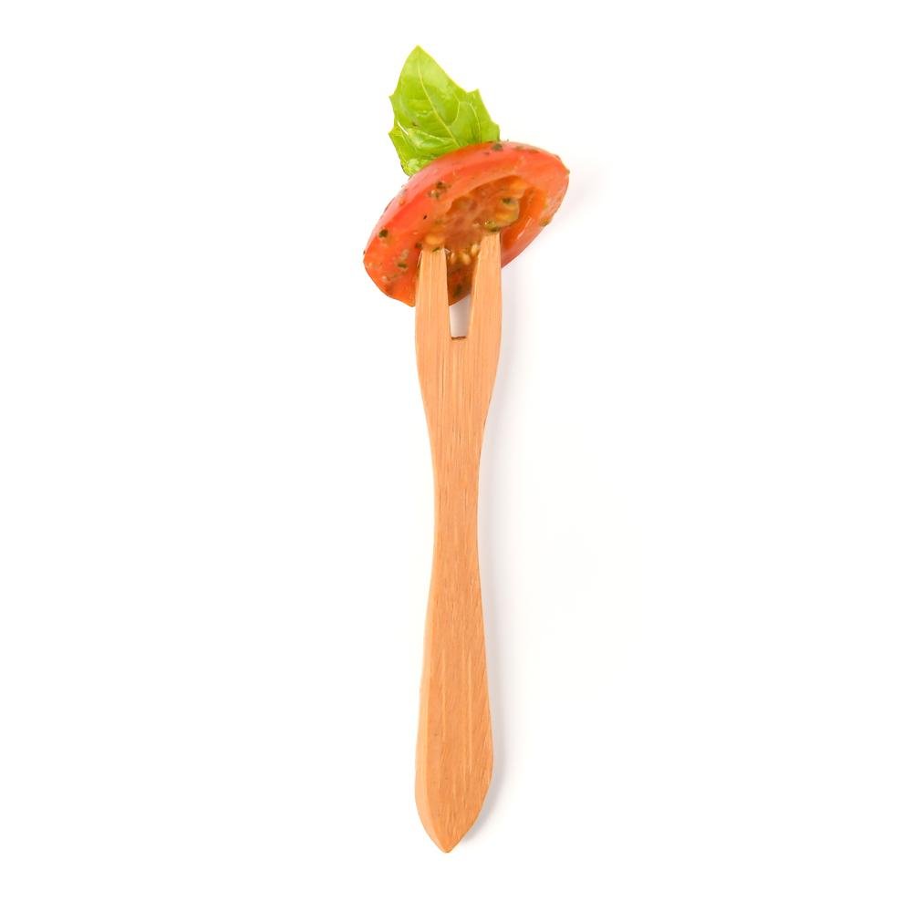 Reusable Bamboo Forks - 4 Inch - Pick On Us, LLC