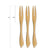 Reusable Bamboo Forks - 6 Inch - Pick On Us, LLC