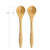Reusable Bamboo Spoons - 6 Inch - Pick On Us, LLC