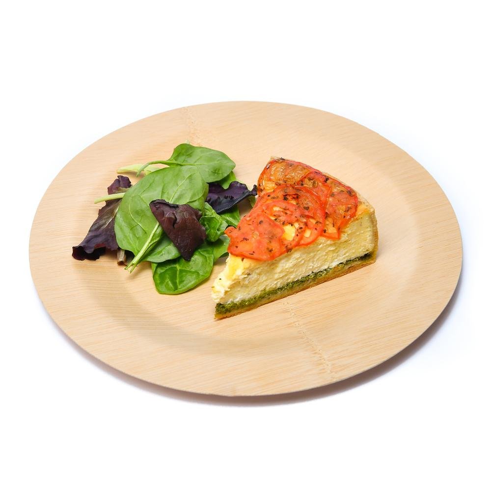 Round Bamboo Plates - 11 Inch - Pick On Us, LLC