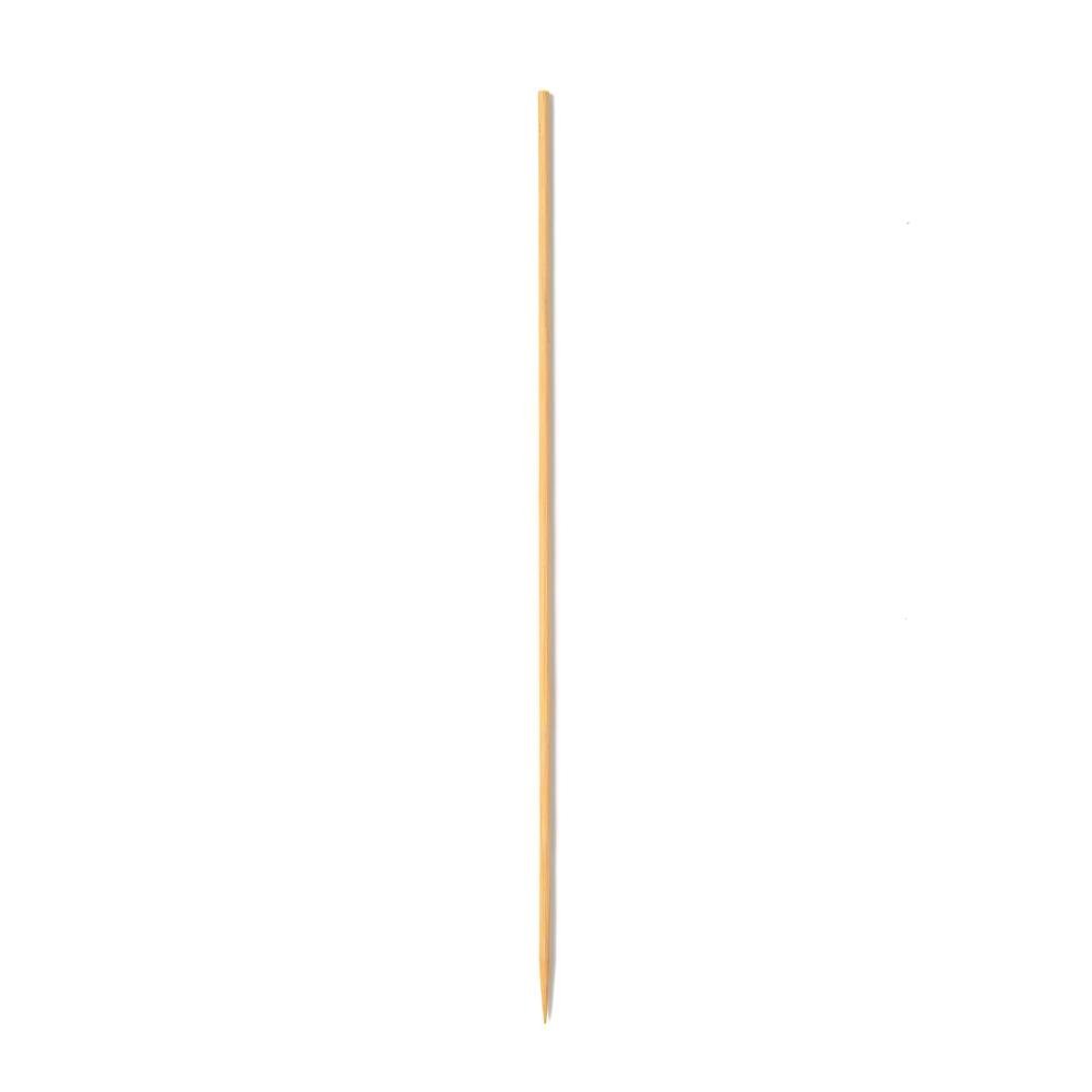 Round Bamboo Skewers - 12 inch x 3 mm - Pick On Us, LLC
