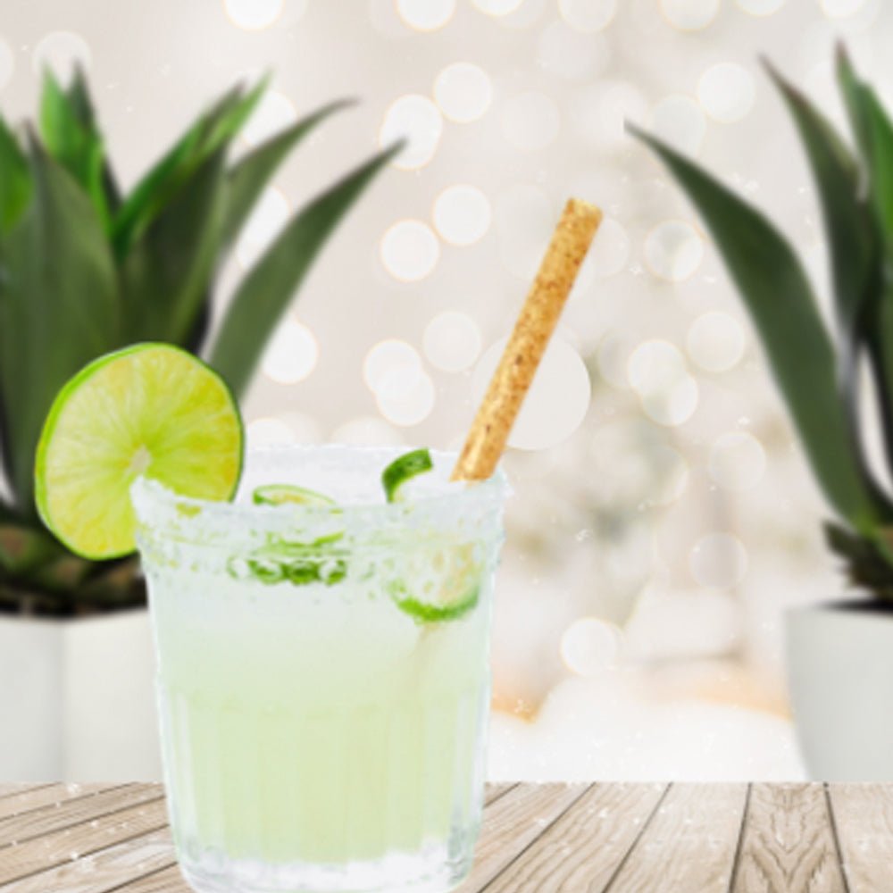 Unwrapped - Natural Cocktail Agave Straws - 6 Inch x 6mm - Pick On Us, LLC