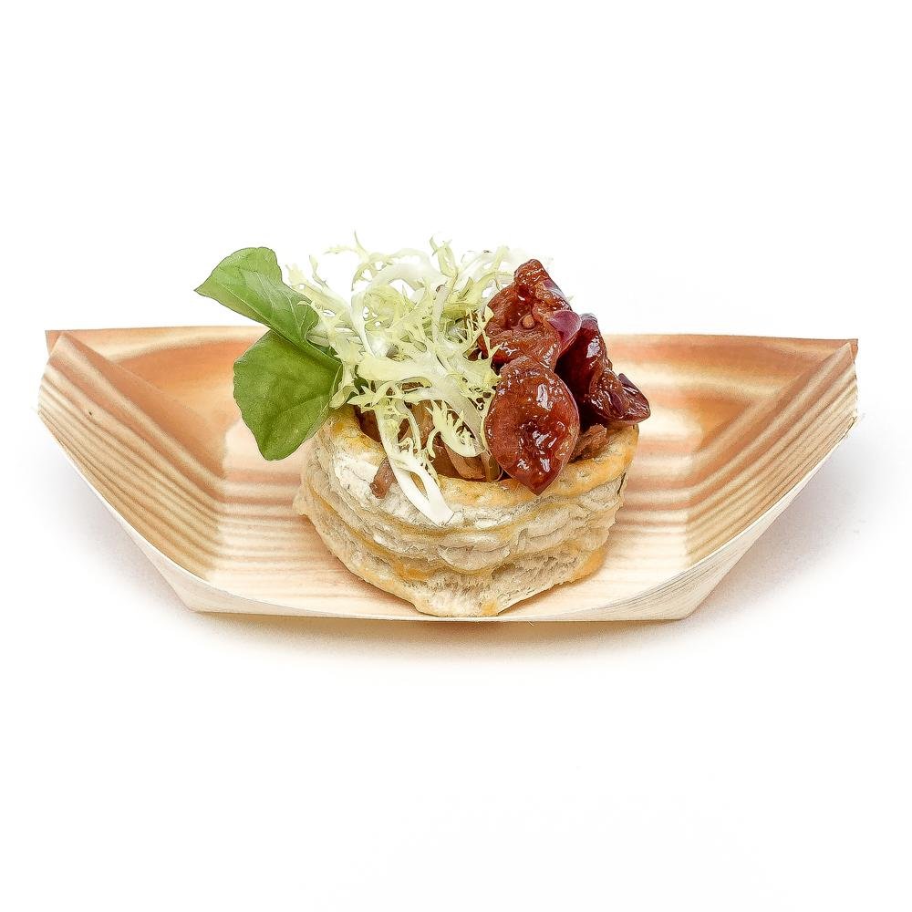 Wood Food Boat - 6.5 Inch - Pick On Us, LLC