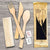 Wrapped Premium Bamboo Utensil Set with Salt and Pepper - Pick On Us, LLC