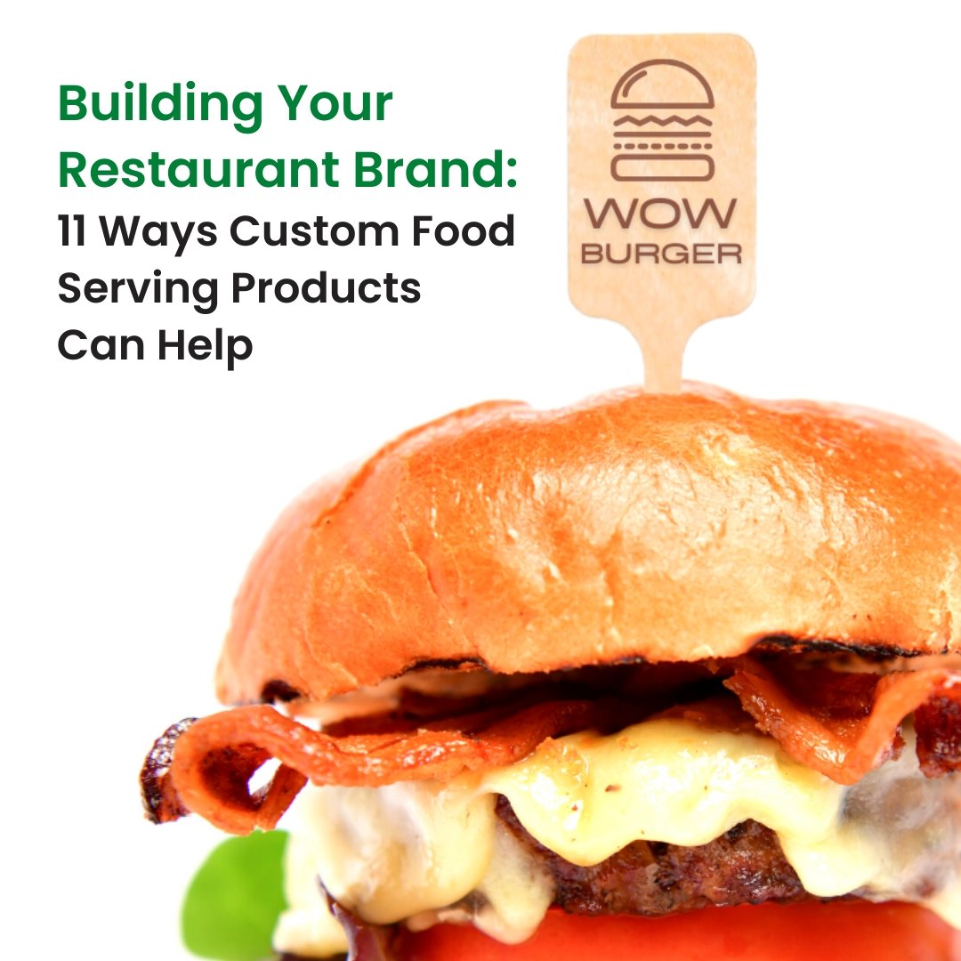 Building Your Restaurant Brand: 11 Ways Custom Food Serving Products Can Help - Pick On Us, LLC