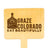 4.75 Inch Graze laser Bamboo Horizontal Rectangle Skewer - Color Printing