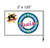 6 Inch Bulk Custom Toothpick Flags - Rectangle Medium - 2&#34; x 1.25&#34;