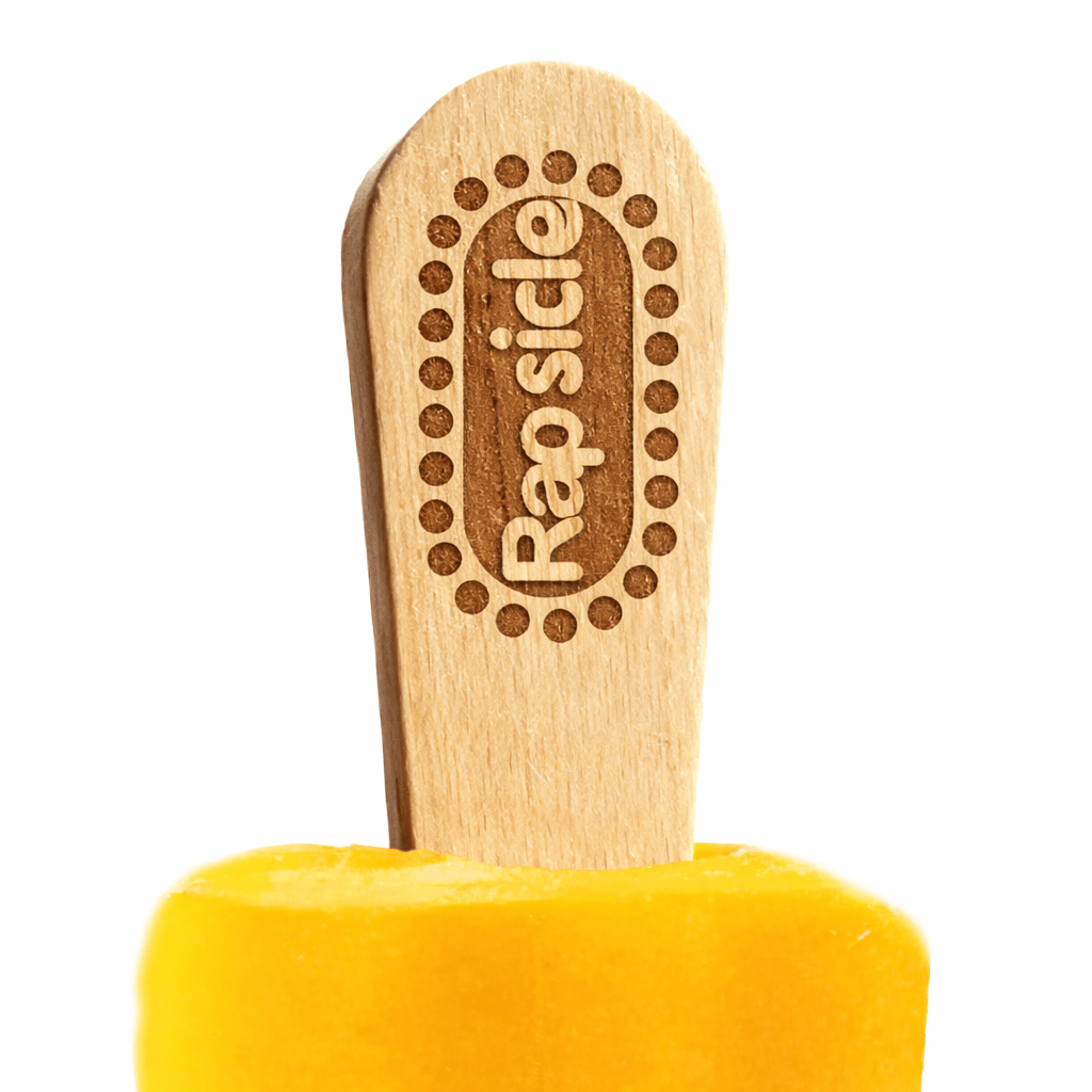 3 Inch Custom Wooden Taster Spoon - Popsicle Sticks - Laser Engraved Double Sided - Pick On Us, LLC