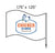 3.14 Inch Bulk Custom Toothpick Flags - Medium Wavy - 1.75″ x 1.25″ - Pick On Us, LLC