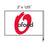 3.14 Inch Bulk Custom Toothpick Flags - Rectangle Medium - 2″ x 1.25″ - Pick On Us, LLC