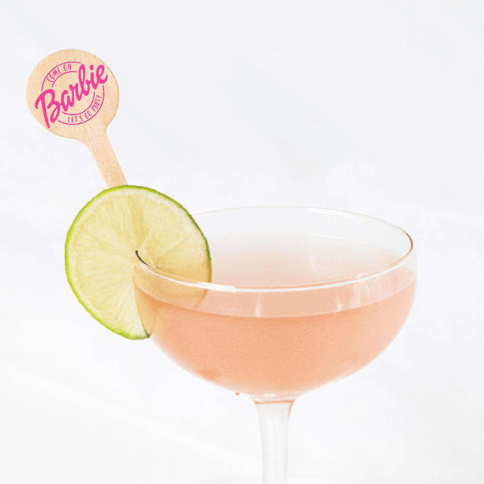 4 inch Personalized Party Picks - Round Top - Color Printing - Pick On Us, LLC