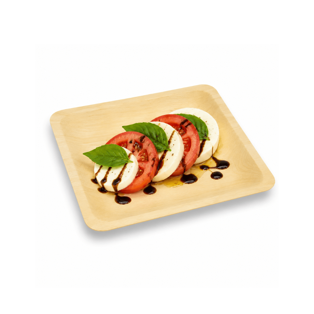 4.5"x 4.5" Square Wooden Plate - Pick On Us, LLC
