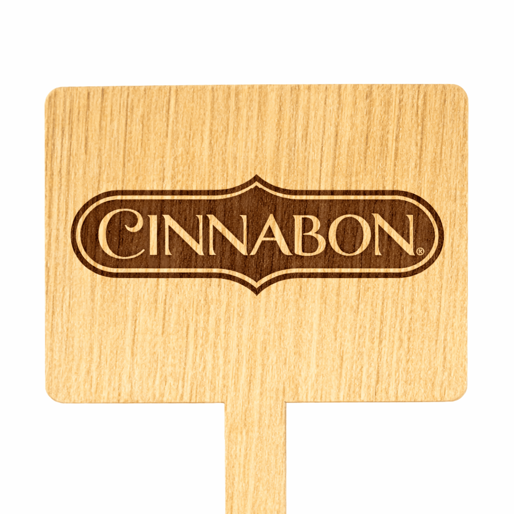 4.75 Inch Bamboo Horizontal Rectangle Skewer - Laser Engraved Double Sided - Pick On Us, LLC