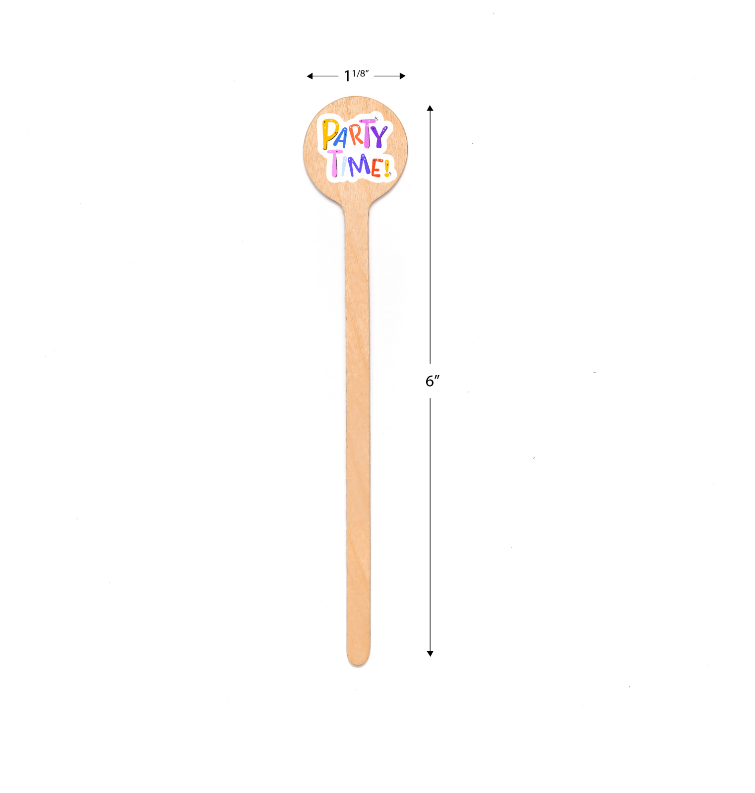 6 inch Custom Birthday Cupcake Toppers - Round Top - Color Printing - Pick On Us, LLC