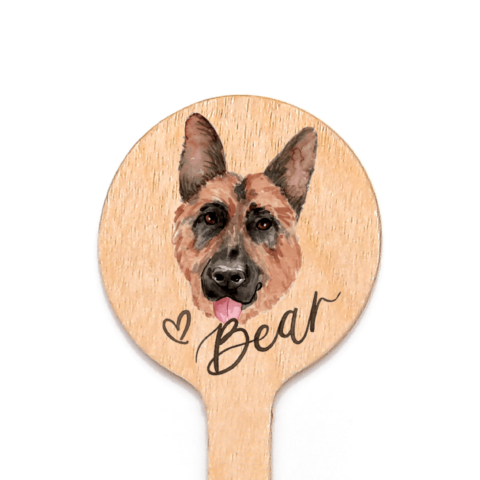 6 inch Wedding Pet Drink Stirrers - Round Top - Color Printing - Pick On Us, LLC