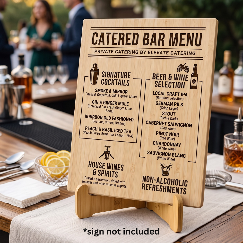 Bamboo Sign - Easel