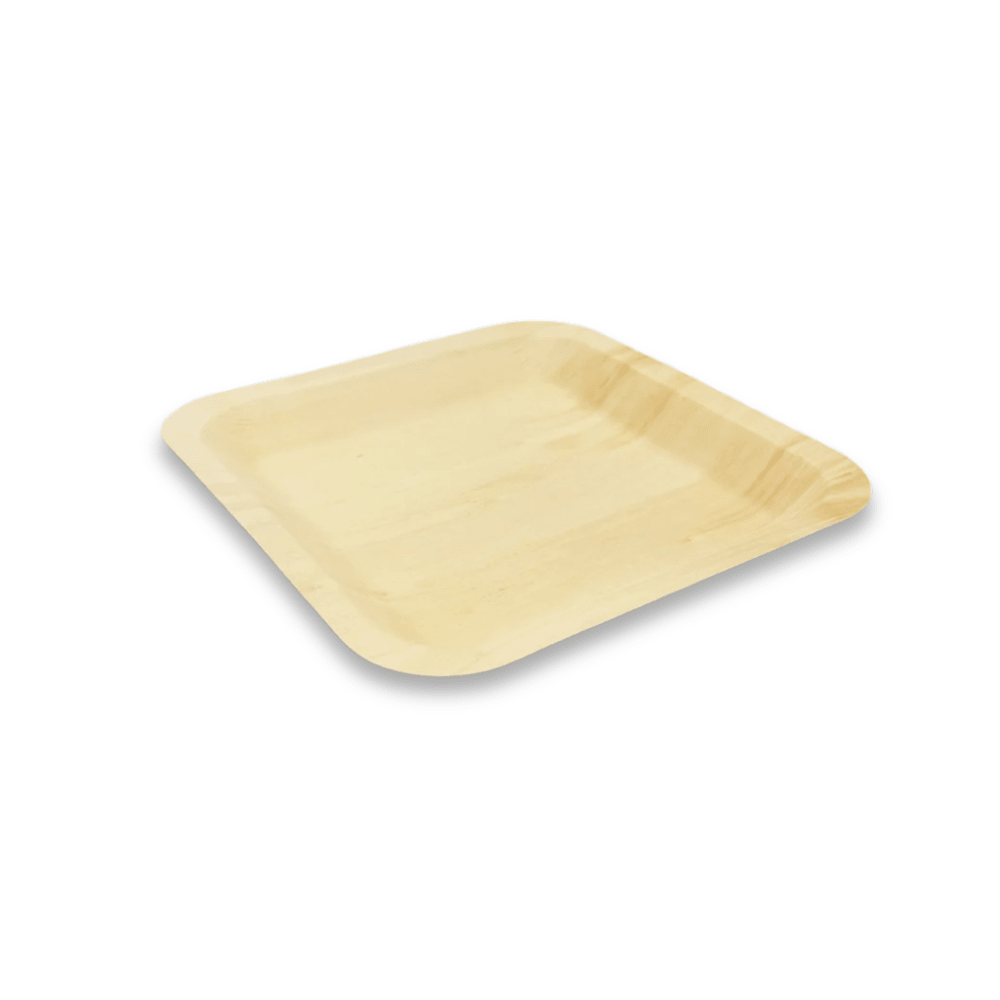 8"x8" Square Wooden Plate - Pick On Us, LLC