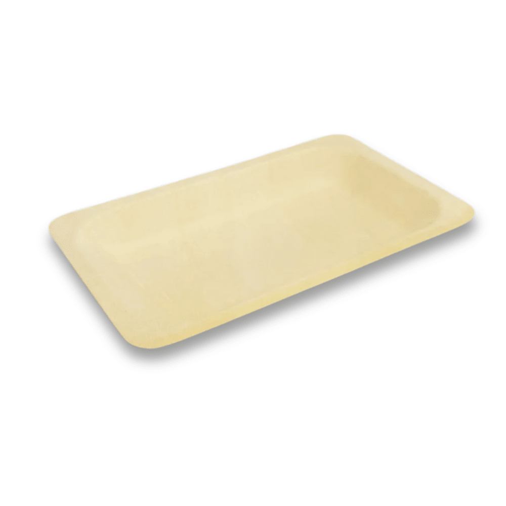 9.3"x 6.7" Rectangle Wooden Plate - Pick On Us, LLC