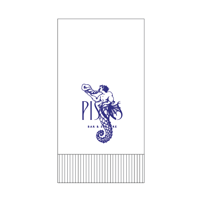 Custom Guest Towels - White Linen