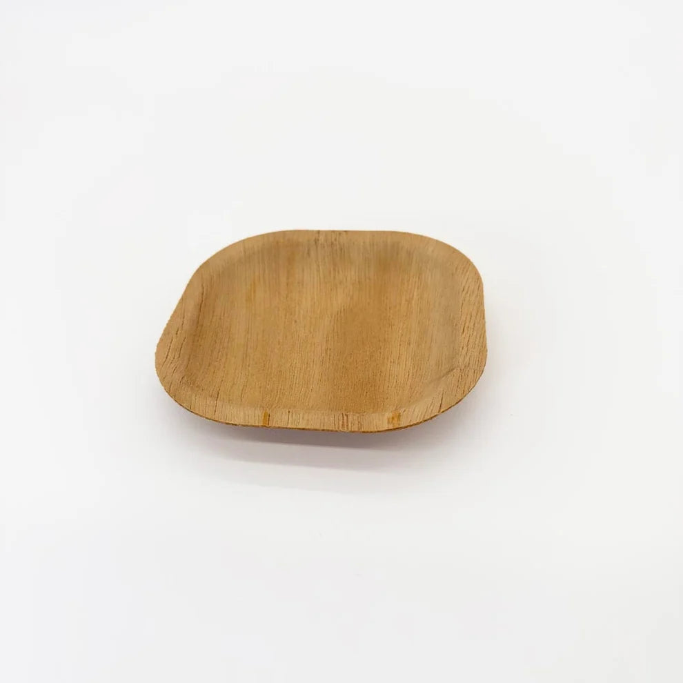 4"x 4" Signature Square Wooden Plate