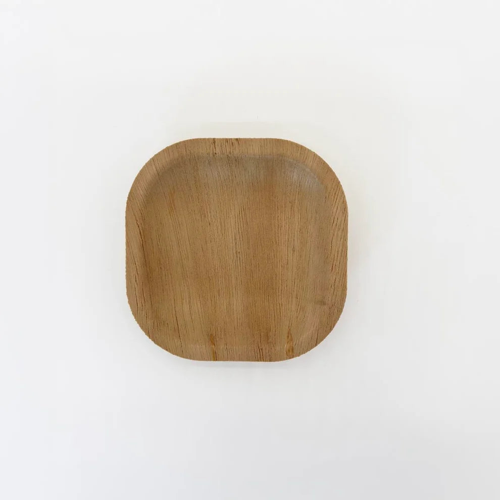 4"x 4" Signature Square Wooden Plate
