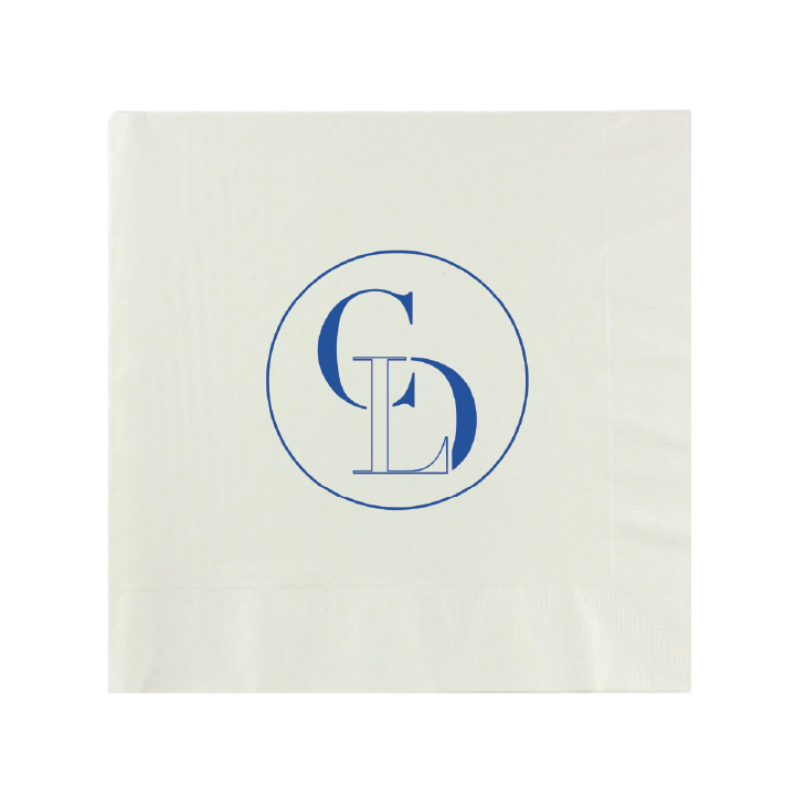 Custom Paper Dinner Napkins - White
