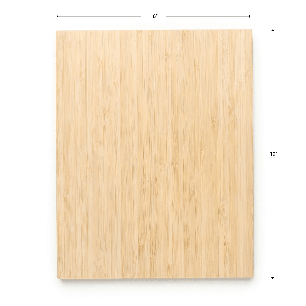 Custom Bamboo Sign - 8x10 Inch - Double Sided Printing - Pick On Us, LLC