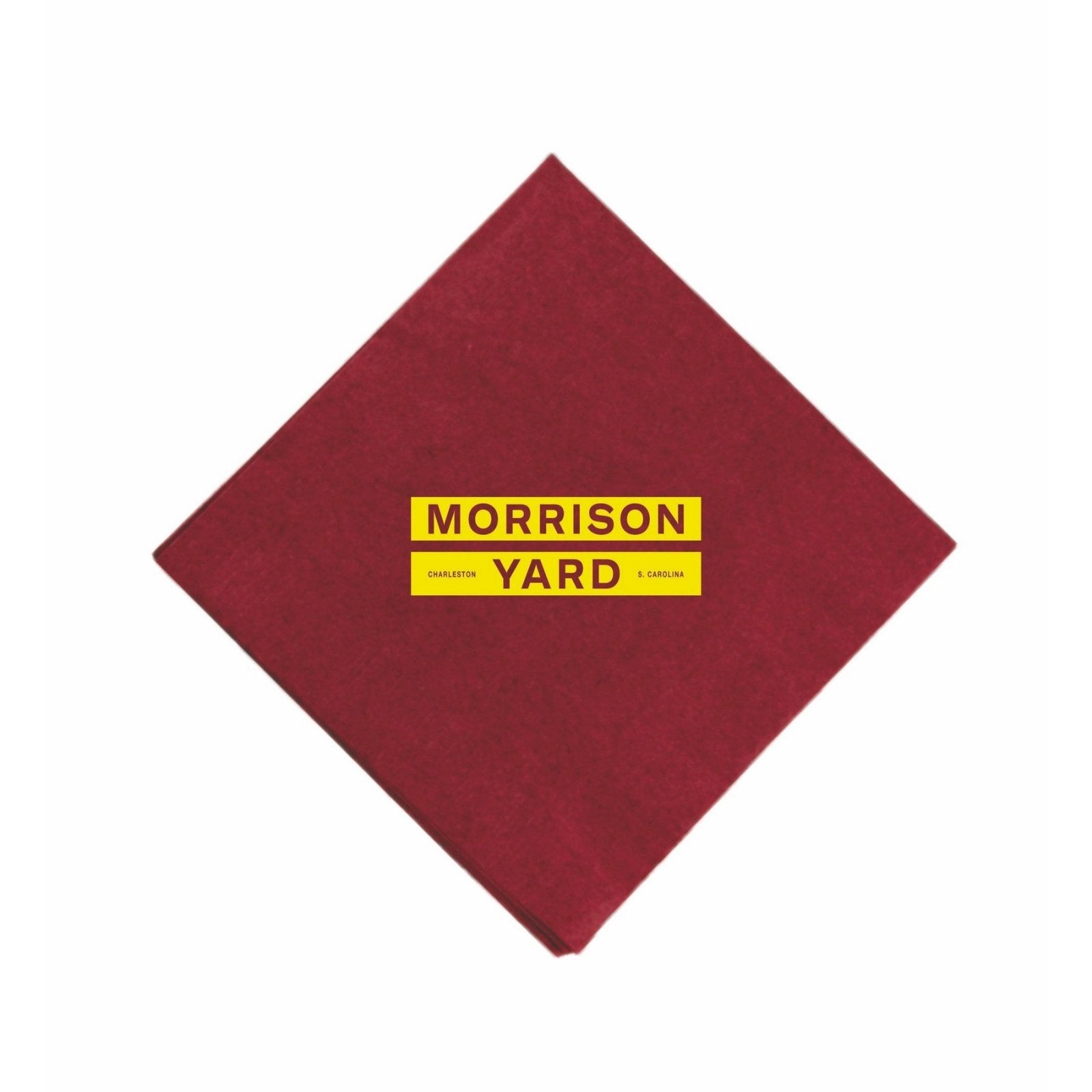 Custom Cocktail Napkins - Burgundy - Pick On Us, LLC