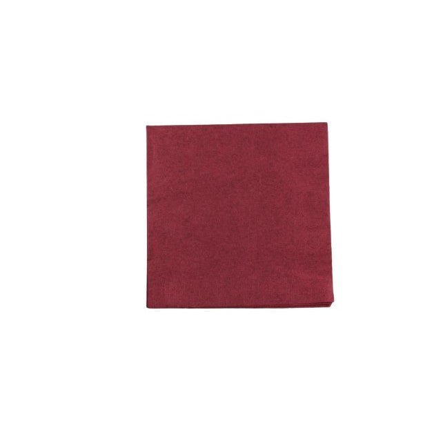Custom Cocktail Napkins - Burgundy - Pick On Us, LLC
