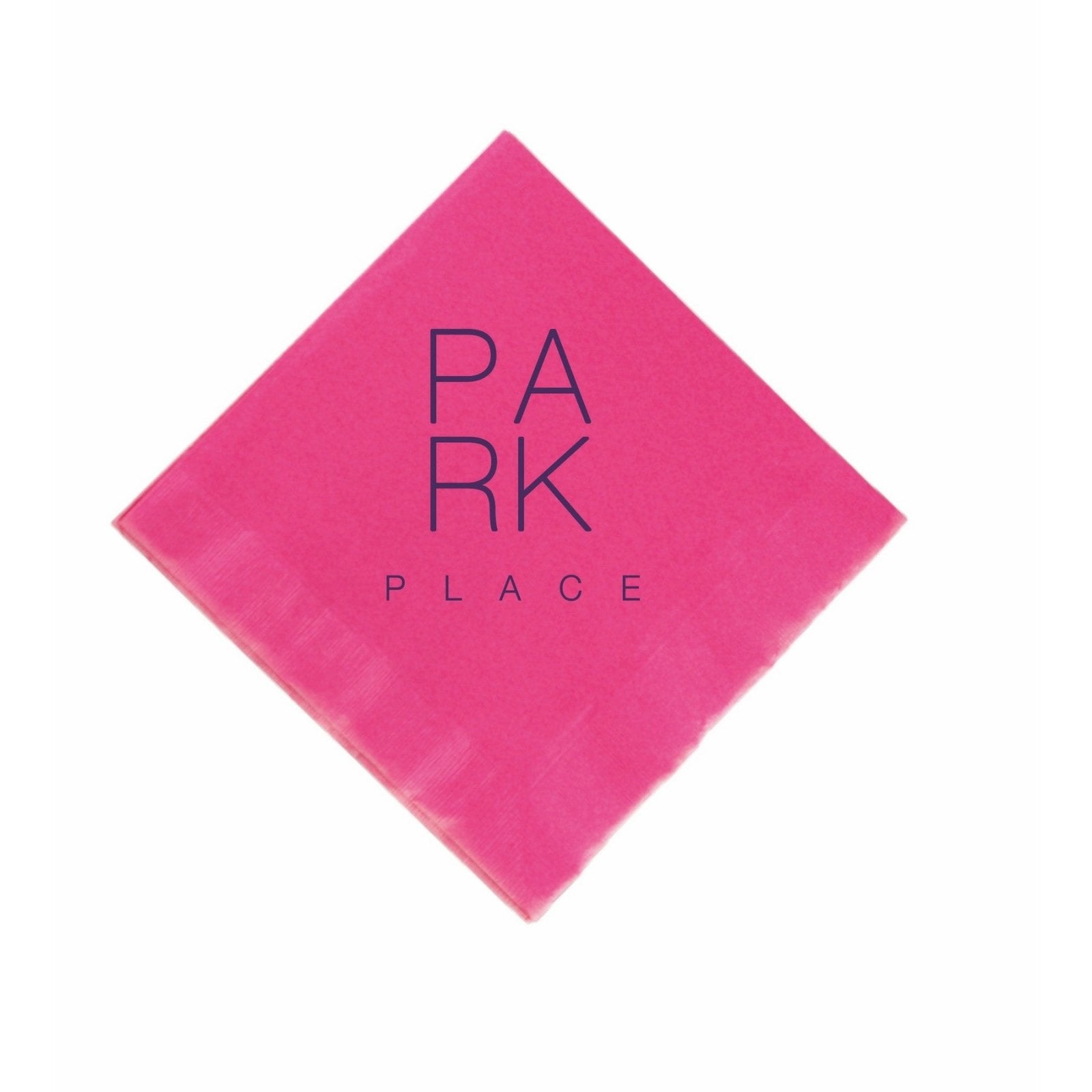Custom Cocktail Napkins - Candy Pink - Pick On Us, LLC