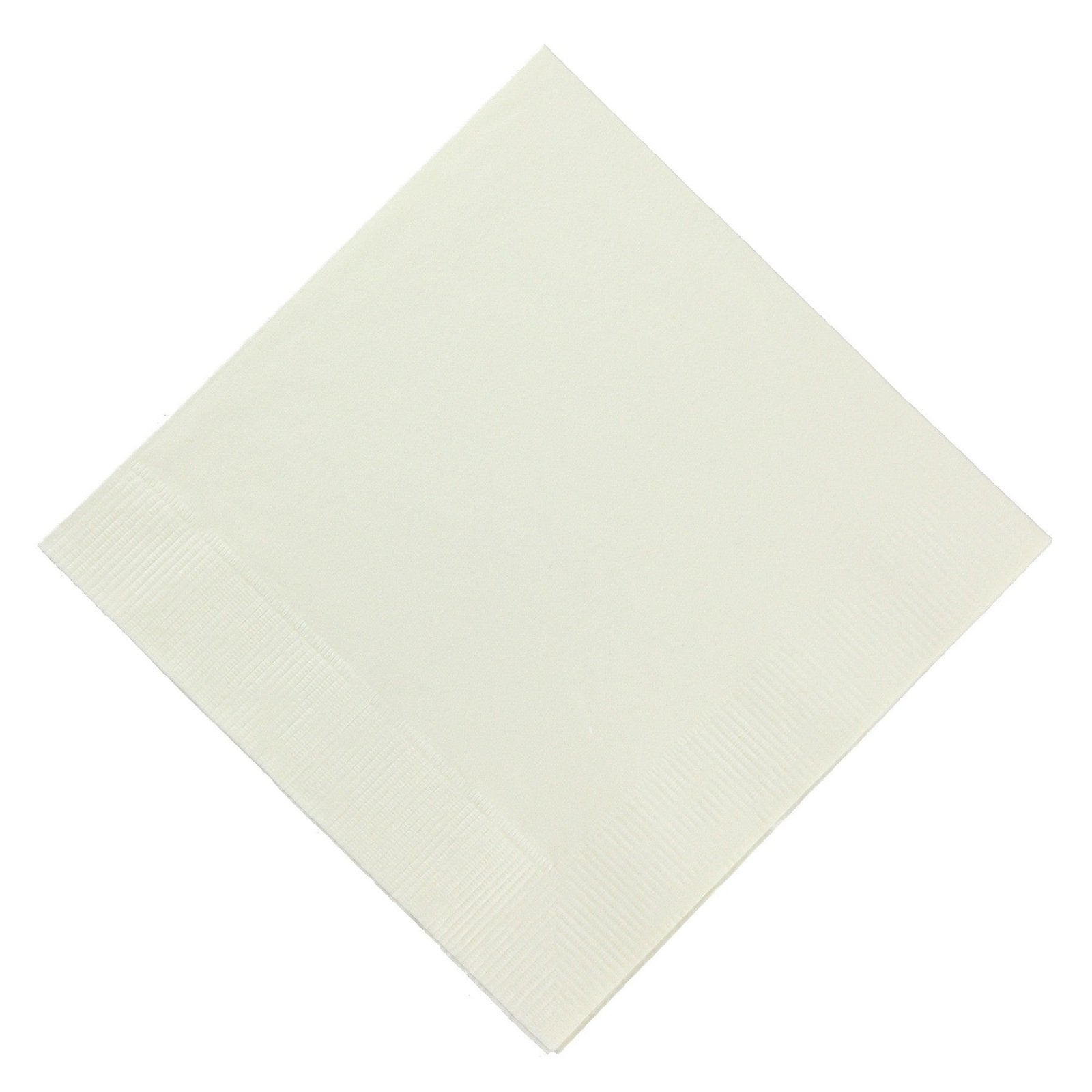 Custom Cocktail Napkins - Ecru - Pick On Us, LLC