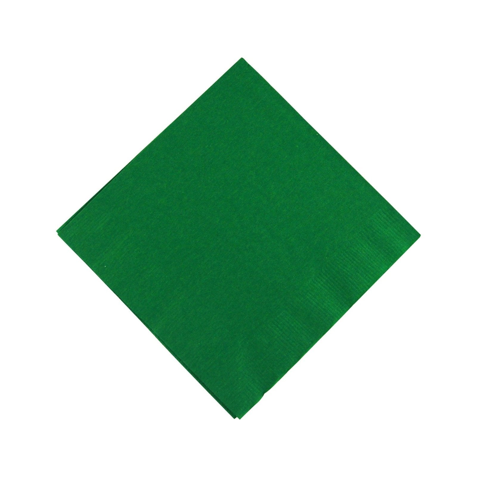 Custom Cocktail Napkins - Emerald Green - Pick On Us, LLC