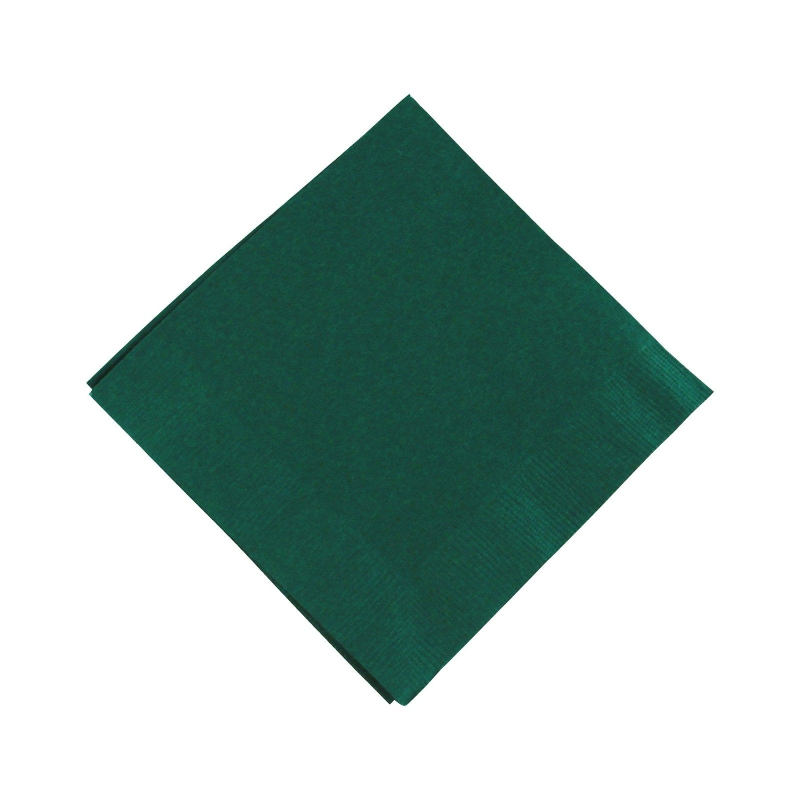 Custom Cocktail Napkins - Hunter Green - Pick On Us, LLC