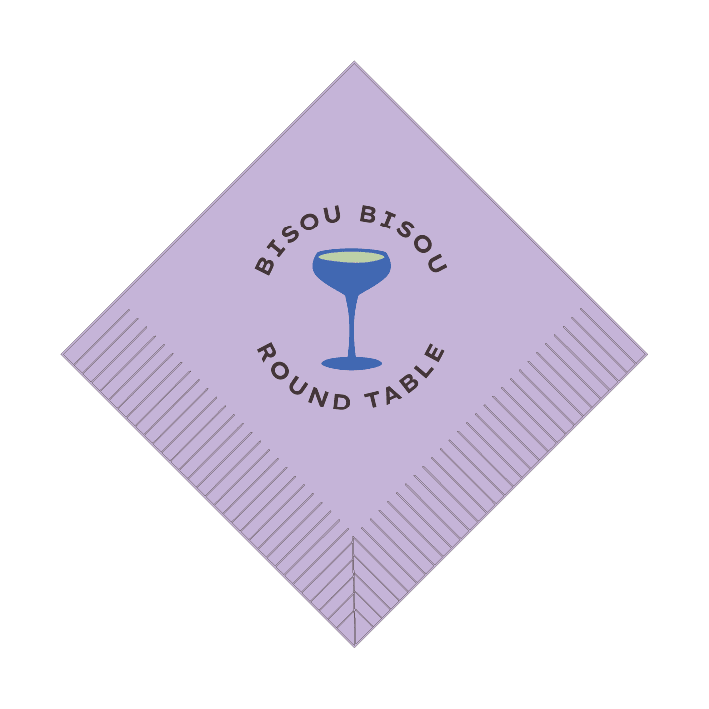 Custom Cocktail Napkins - Lavander - Pick On Us, LLC
