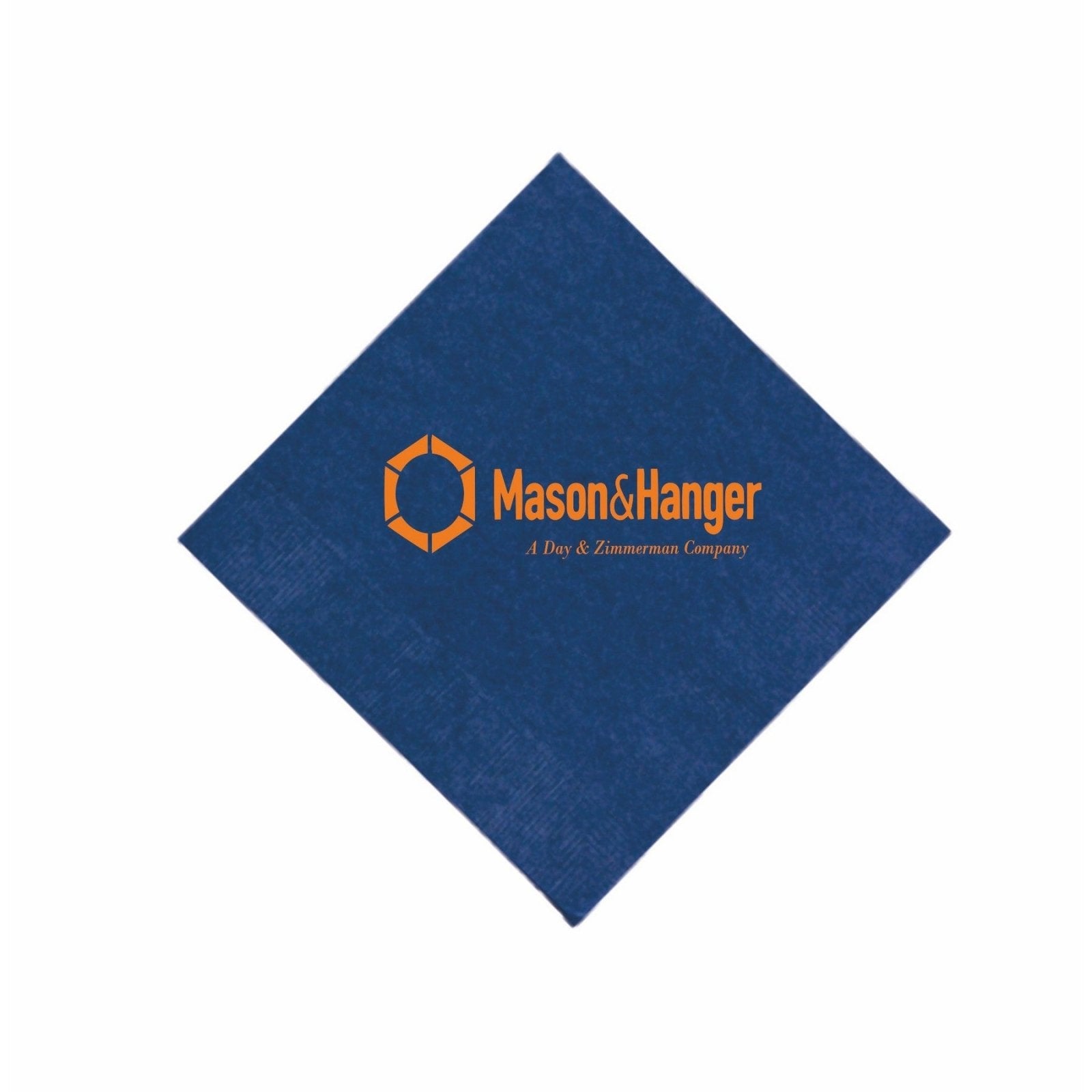Custom Cocktail Napkins - Navy Blue - Pick On Us, LLC