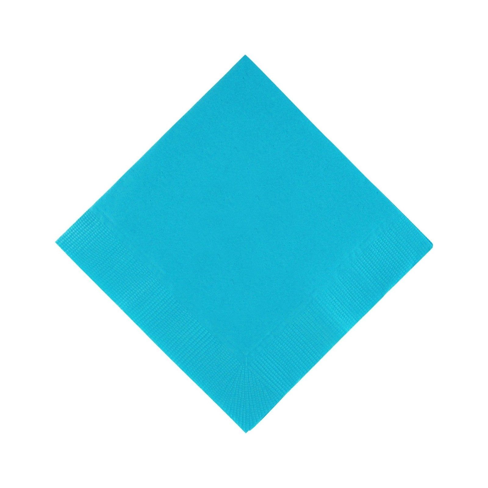 Custom Cocktail Napkins - Turquoise - Pick On Us, LLC
