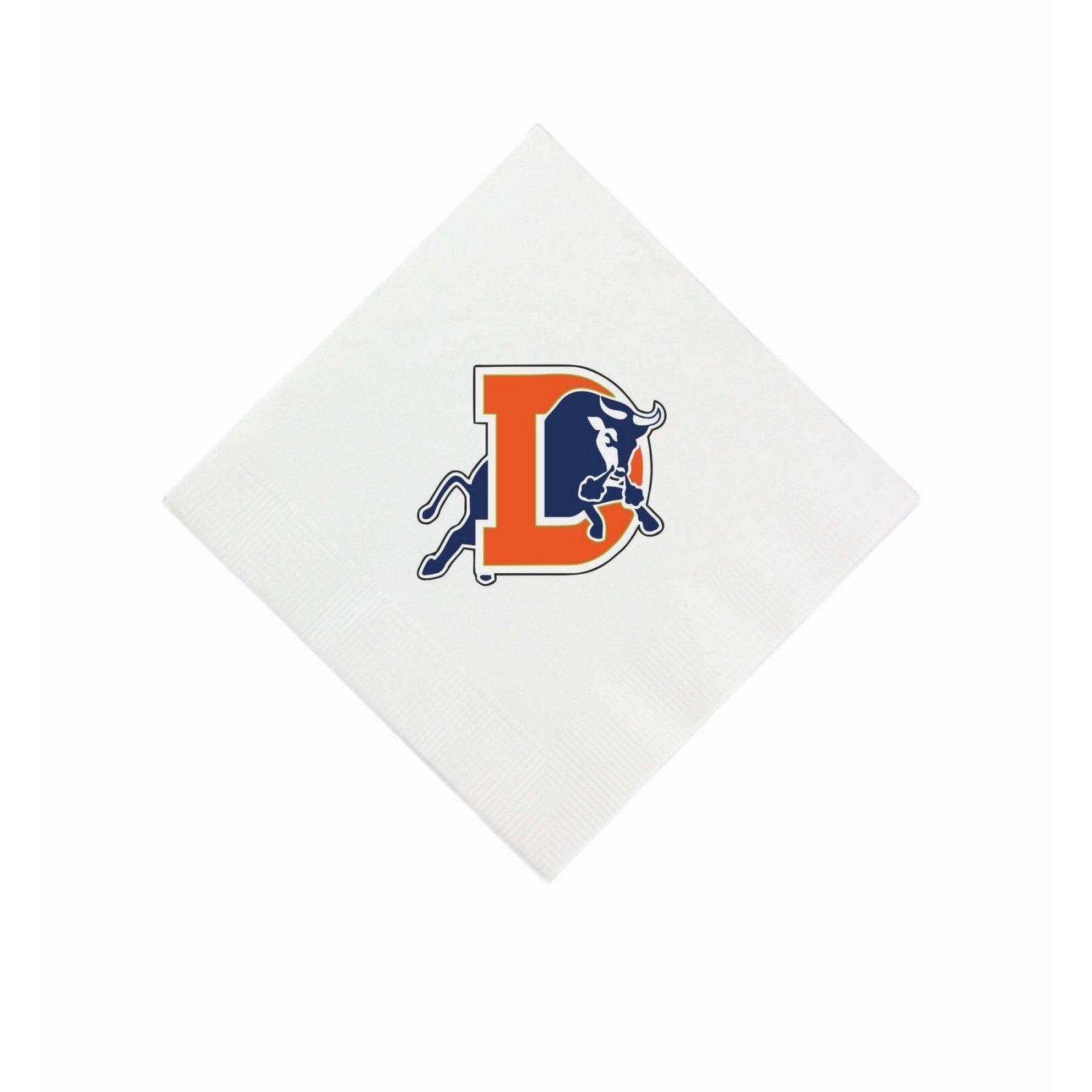 Custom Cocktail Napkins - White - Pick On Us, LLC