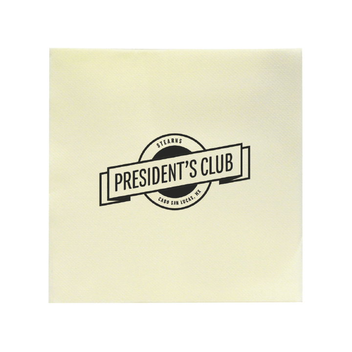 Custom Dinner Napkins - Linen Ivory - Pick On Us, LLC