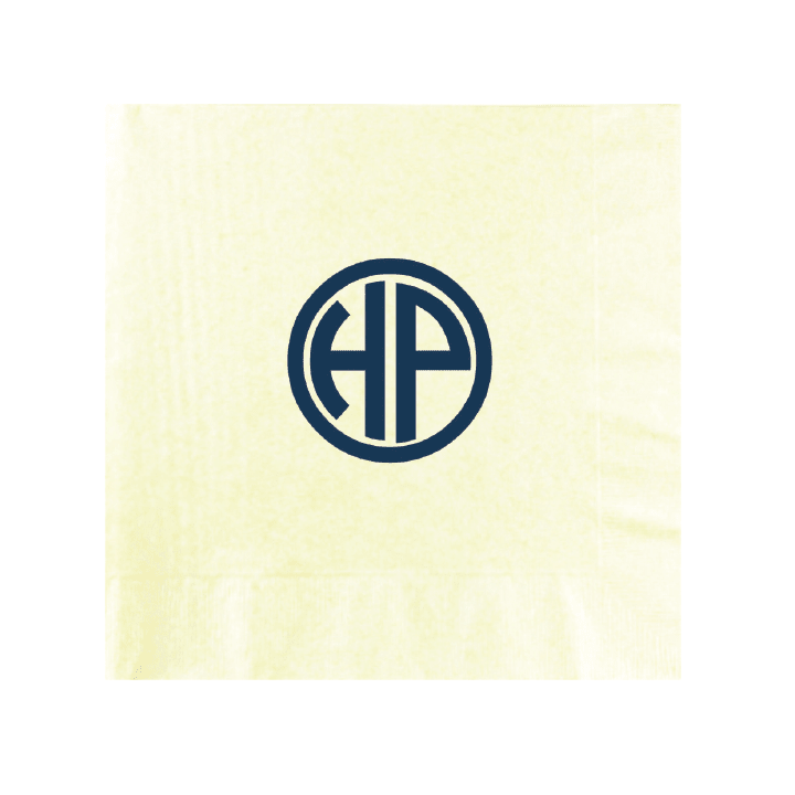 Custom Paper Dinner Napkins - Ivory - Pick On Us, LLC