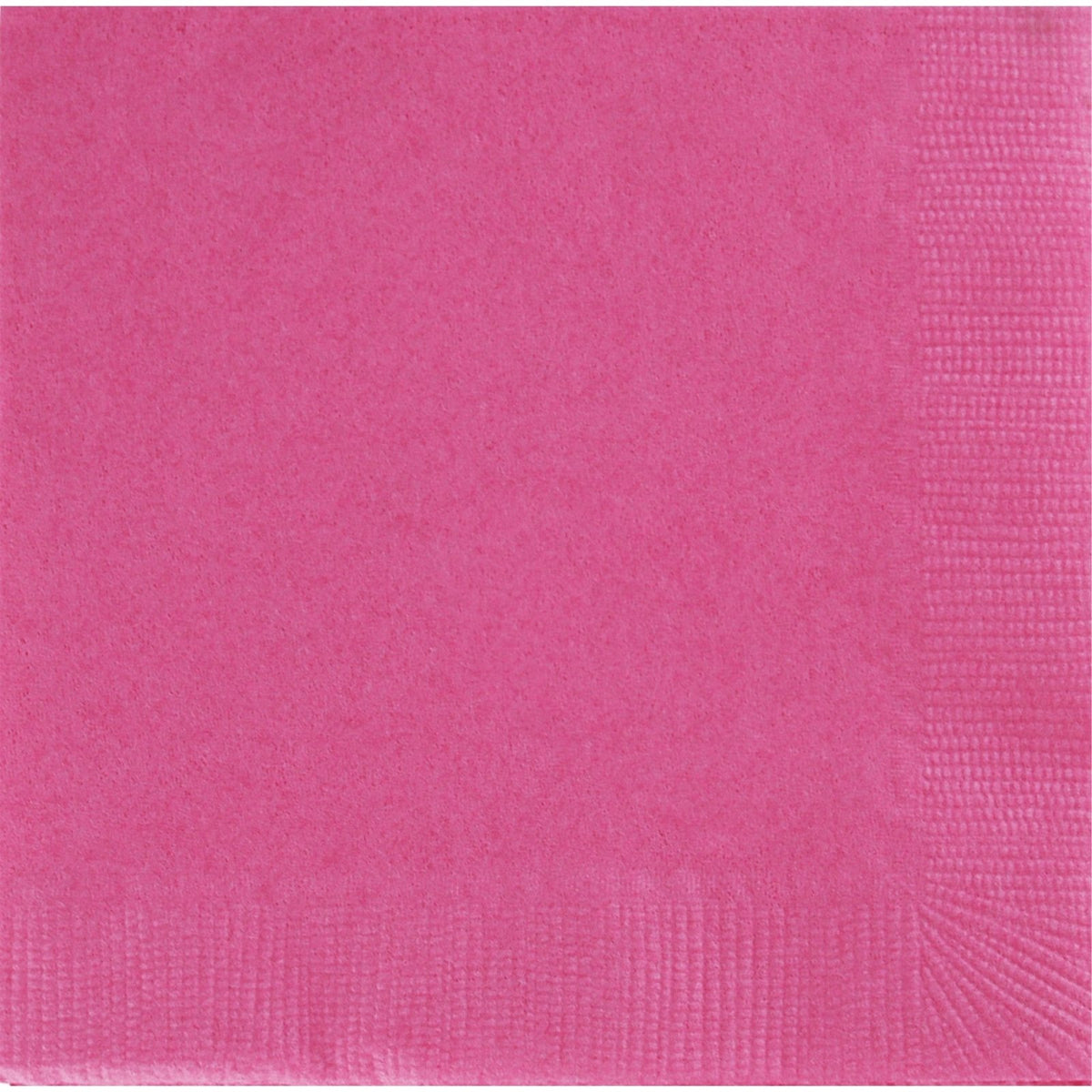 Custom Premium 3-Ply Paper Dinner Napkins - Candy Pink - Pick On Us, LLC