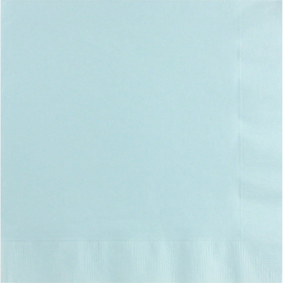 Custom Premium 3-Ply Paper Dinner Napkins - Pastel Blue - Pick On Us, LLC