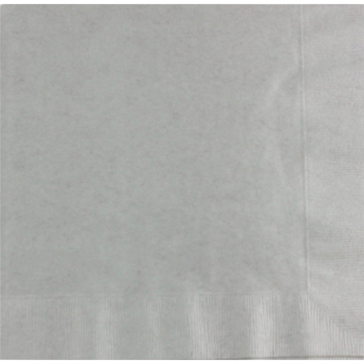 Custom Premium 3-Ply Paper Dinner Napkins - Silver - Pick On Us, LLC