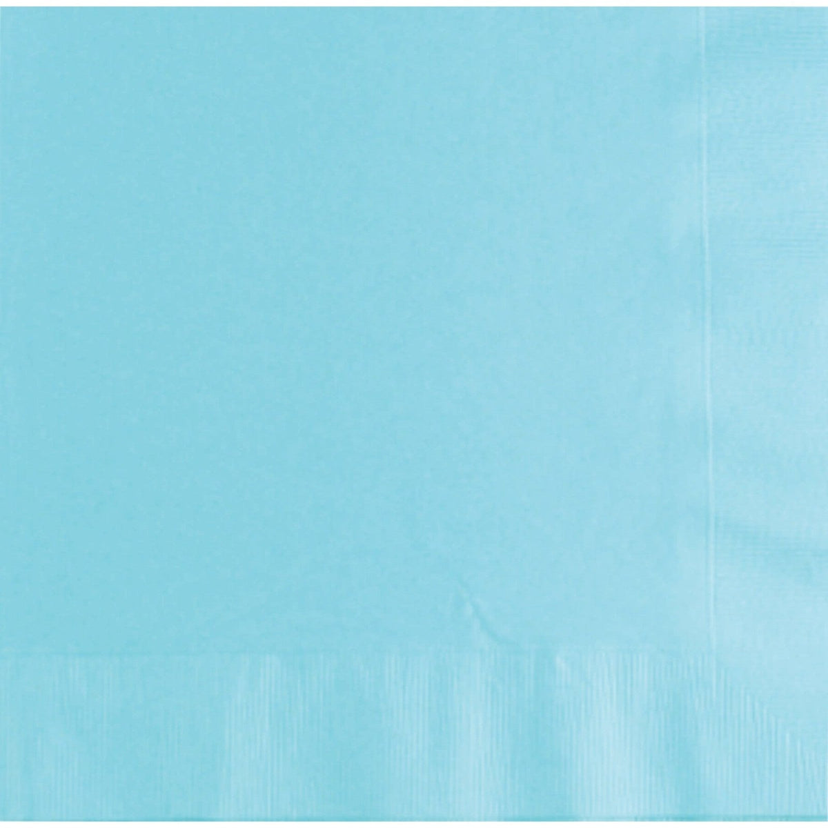 Custom Premium 3-Ply Paper Dinner Napkins - Turquoise - Pick On Us, LLC