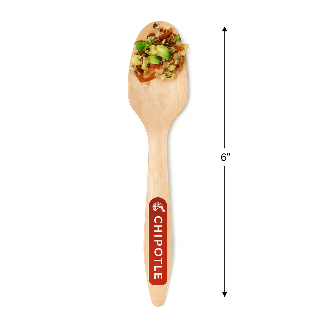 Custom Wooden Spoons - 6 Inch - Pick On Us, LLC