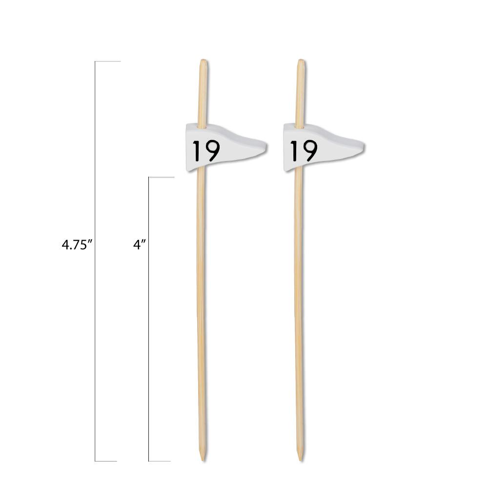 19th Hole Drink Stirrers/Picks - 4.75 inch - Pick On Us, LLC