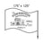 3.14 Inch Bulk Custom Toothpick Flags - Medium Wavy - 1.75″ x 1.25″ - Pick On Us, LLC