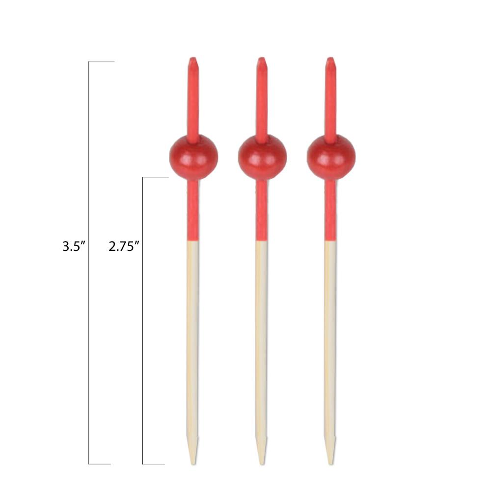 3.5 inch Colorful Beaded Picks - Pick On Us, LLC