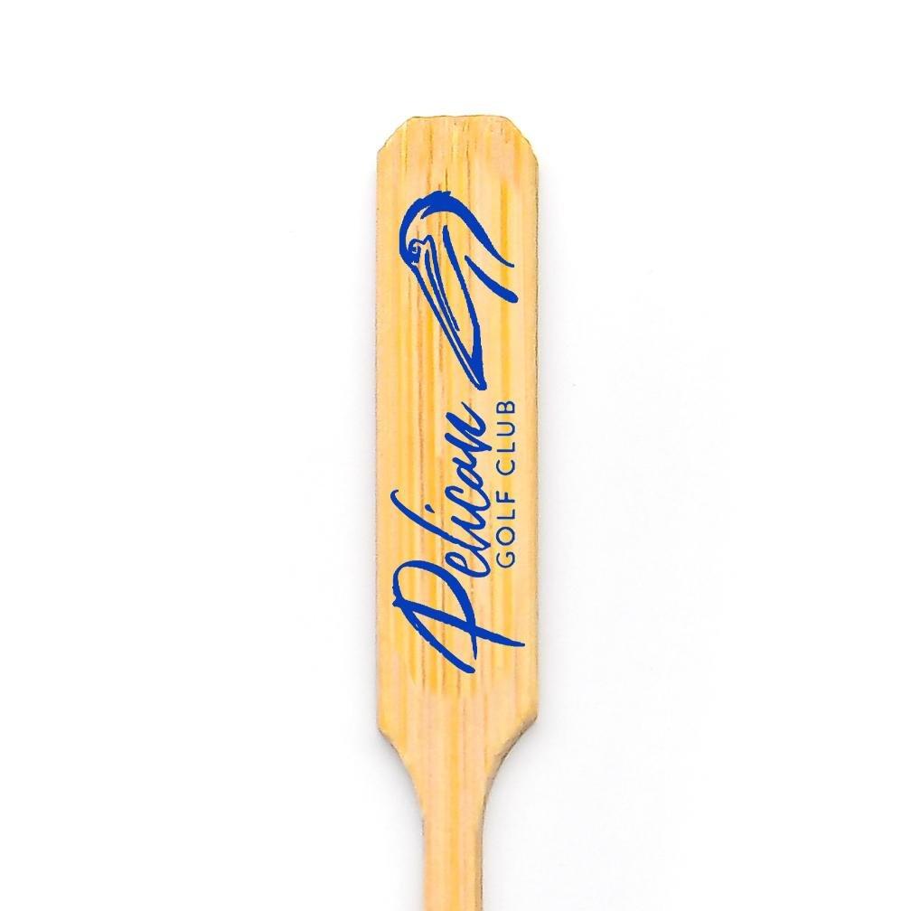 3.5 inch Custom Toothpicks - Paddle Picks - Color Printing - Pick On Us, LLC