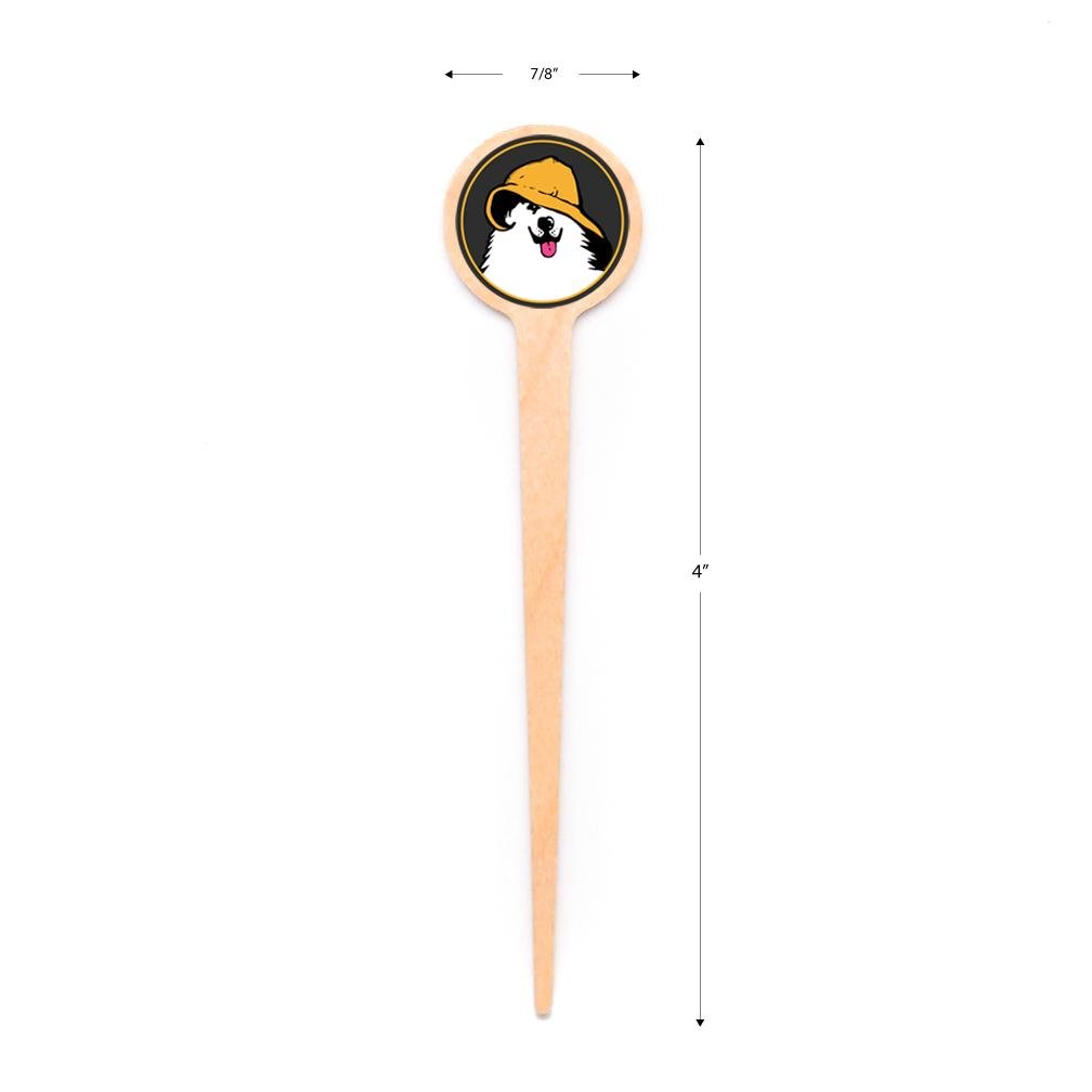 4 inch Bulk Custom Toothpicks - Round Top ( Pointy ) - Color Printing - Pick On Us, LLC