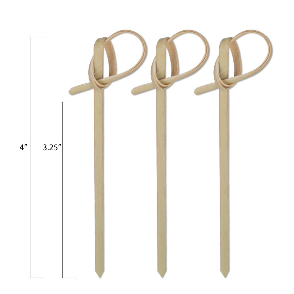 4 inch Knotted Bamboo Pick - Pick On Us, LLC